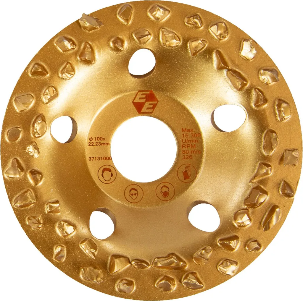Éliminez les colles et enduits durs avec le disque carbure EPF 200-3 100 mm