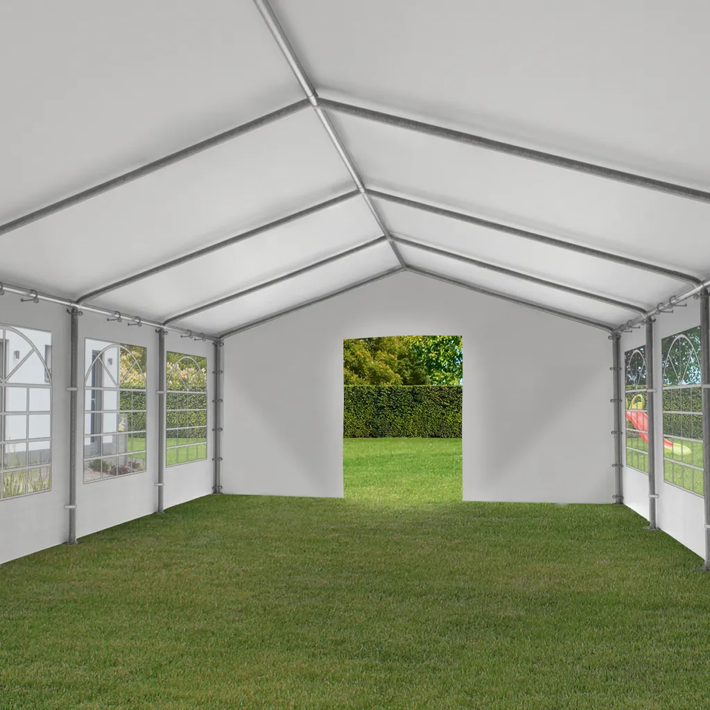 Tente de réception 4x6m PVC 600N imperméable avec structure renforcée