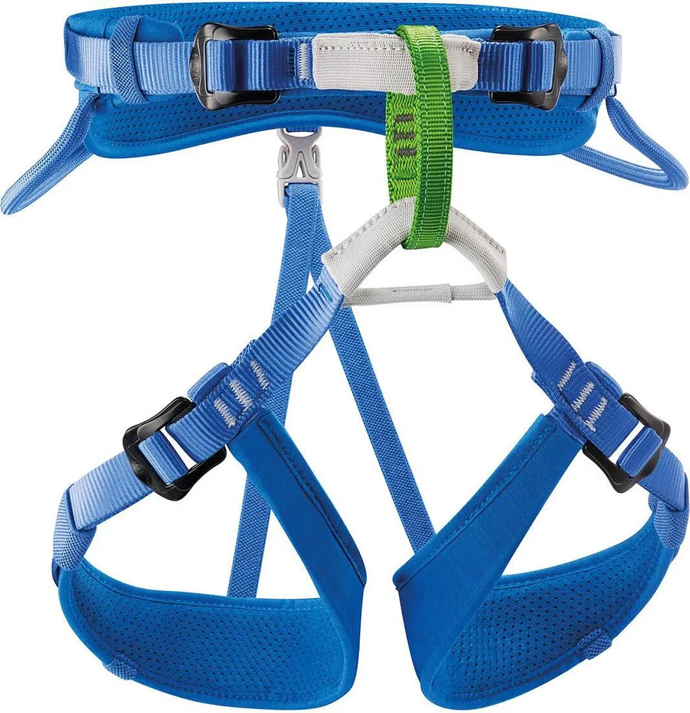 Harnais enfant Petzl Macchu Blue - Évitez l'inconfort lors de la grimpe