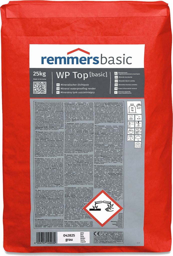 Remmers Sperrputz WP Top Basic 25kg Mineralischer Immagine del prodotto 