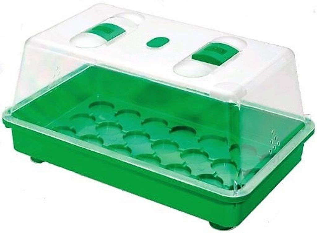 Romberg 74338 AC Zimmer Gewächshaus - 38 x 24 x 19 cm - Kunststoff - Deckel