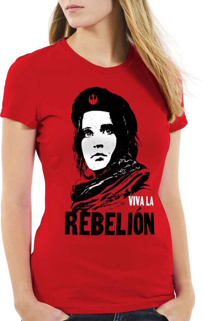 style3 Viva la Rebelion Damen T-Shirt rogue one rebellion revolution, Größe:M