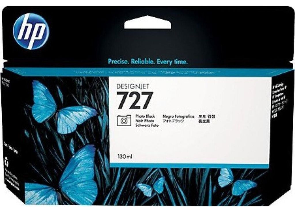 HP Czarny matowy wkład atramentowy 727 DesignJet 300 ml, Zdjęcie produktu 