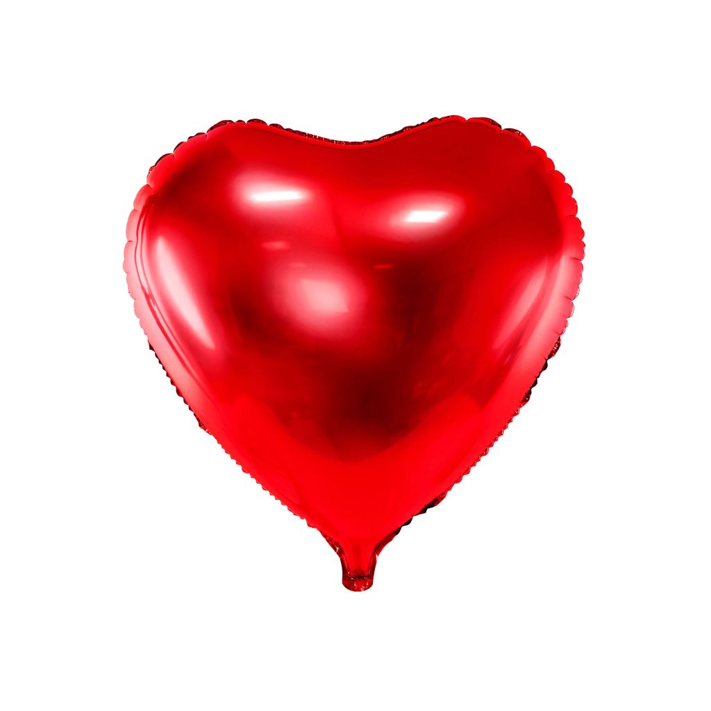Coeur en feuille rouge 45cm - Le ballon parfait pour vos Image du produit 