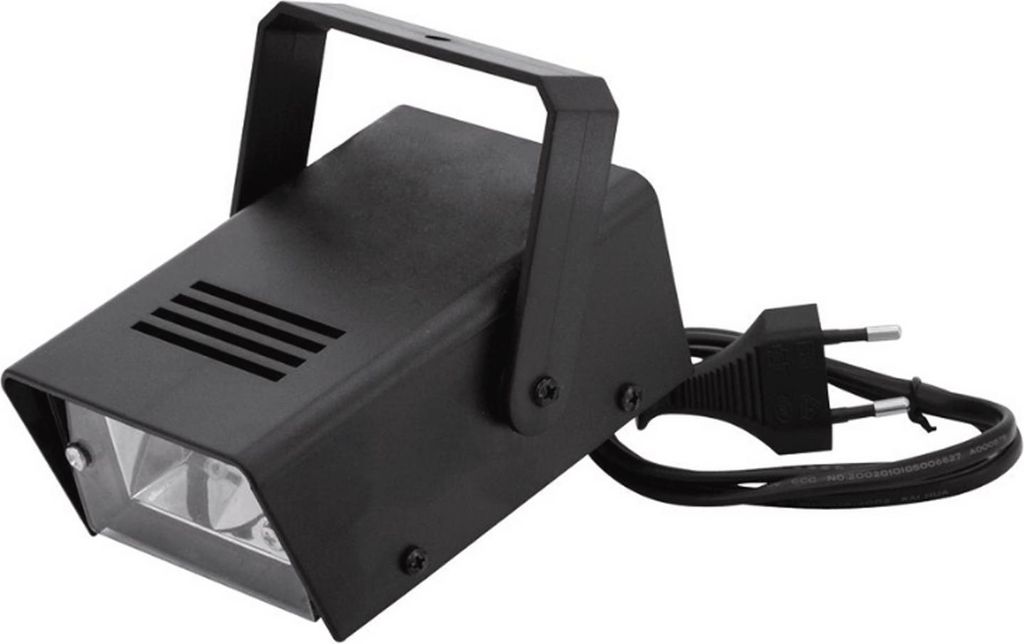 Disco Strobe 50 - kompaktes Stroboskop mit Geschwindigkeitsregelung