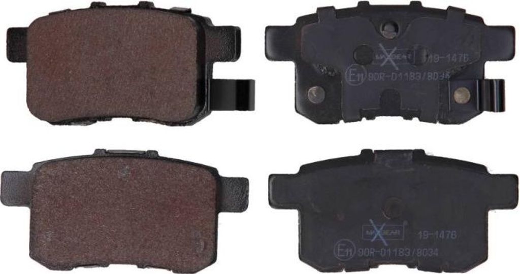 MAXGEAR Bremsbeläge Satz Hinten Bremsklötze für HONDA ACCORD VIII (CU) 19-1476