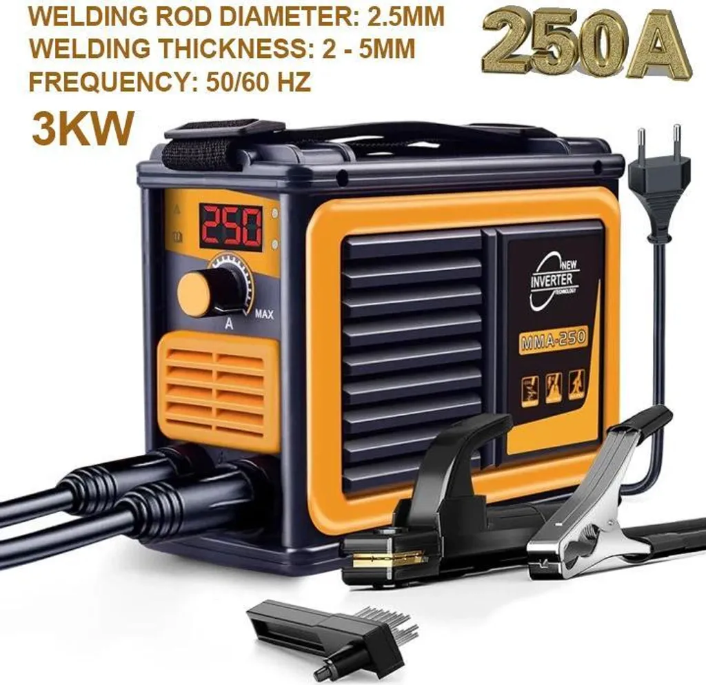 Poste à souder portable à l'électrode enrobée pour acier de 2-5mm