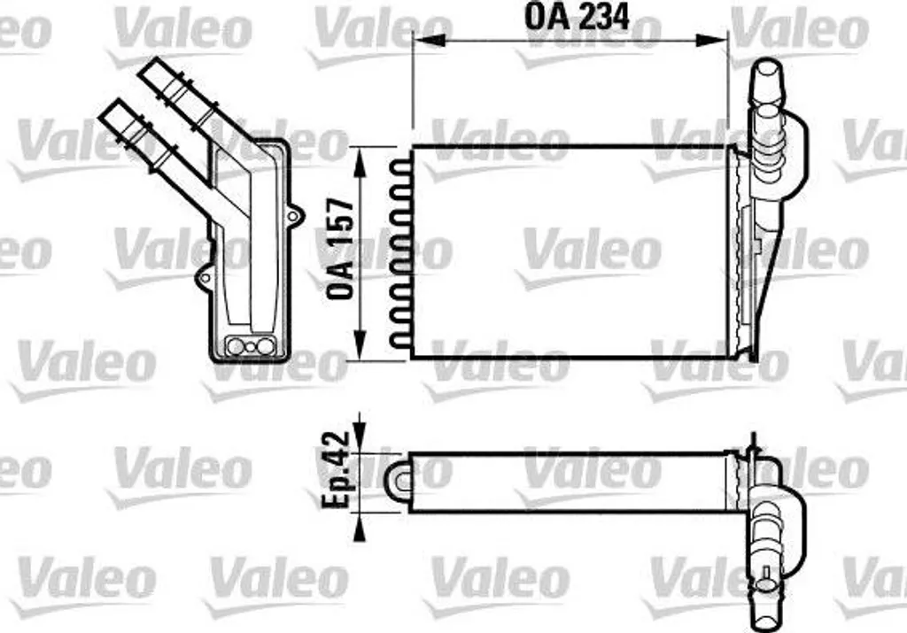 Chauffage voiture Valeo pour réparer la ventilation de Clio 2
