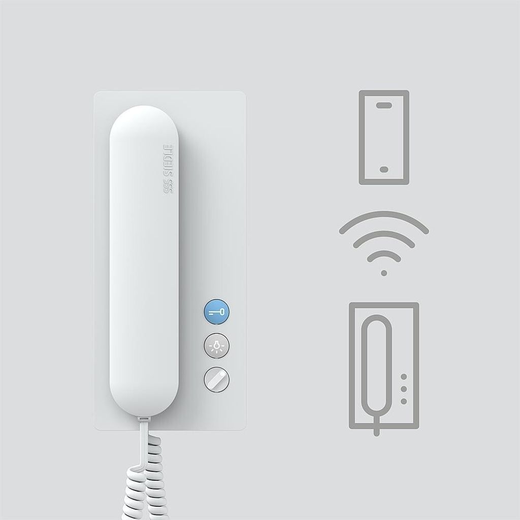 Siedle Haustelefon Weiß IQ HTS mit WLAN zur Anbindung an die Siedle App
