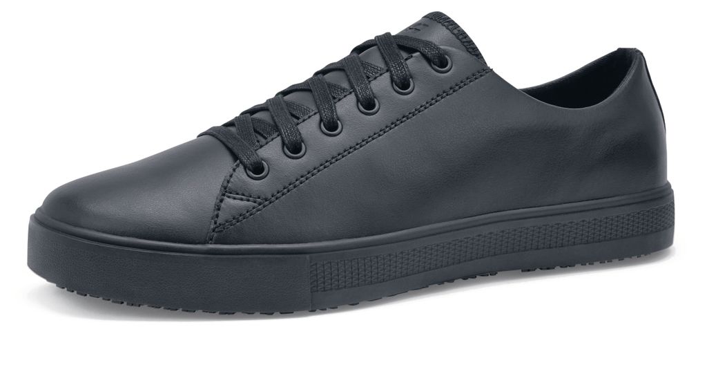 Shoes For Crews Old School Low-rider Iv - Schwarz - Unisex Herren Arbeitsschuhe Schwarz Rutschhemmend - Größe 40 EU / 6.5 UK