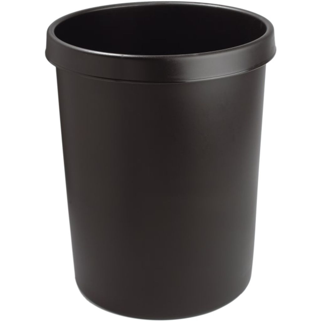 helit Gross Papierkorb 45 Liter PE schwarz Produktbild 