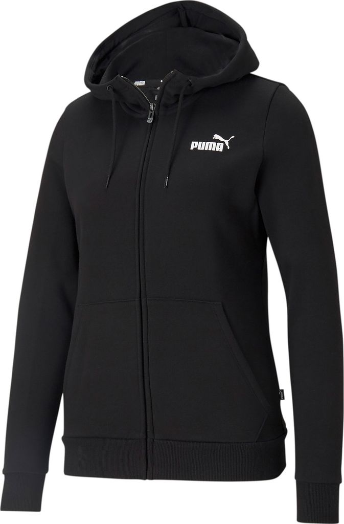 Puma ESS FULL-ZIP HOODIE W SCHWARZ XS