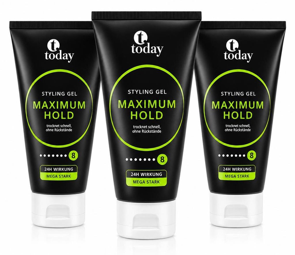 today Styling Gel Maximum Hold – 150 ml (3 Pack)