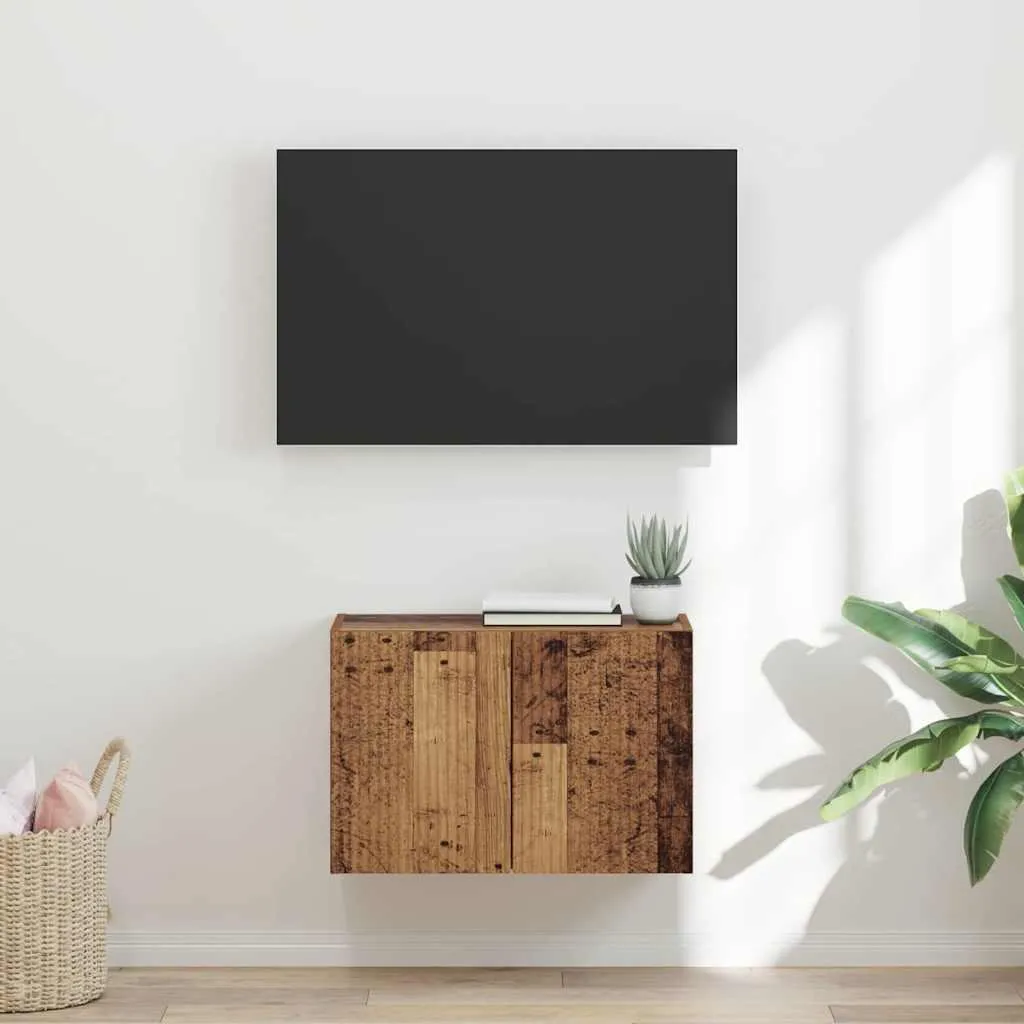 Meuble TV Compact en Bois Ancien 59,5 cm Robuste et Design Maison Exclusive