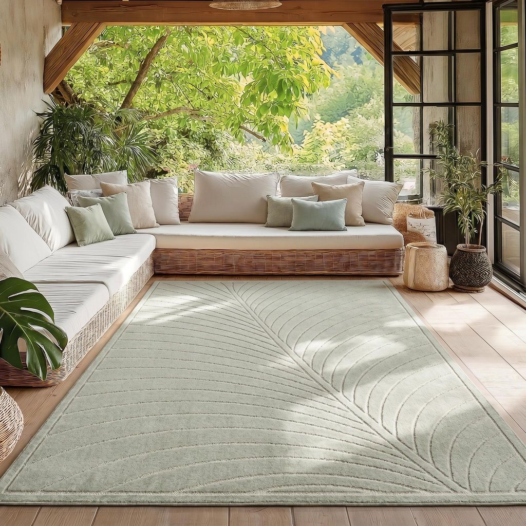 Homebyhome Outdoor Teppich, Modern Boho Design, 3D Effekt, Produktbild 