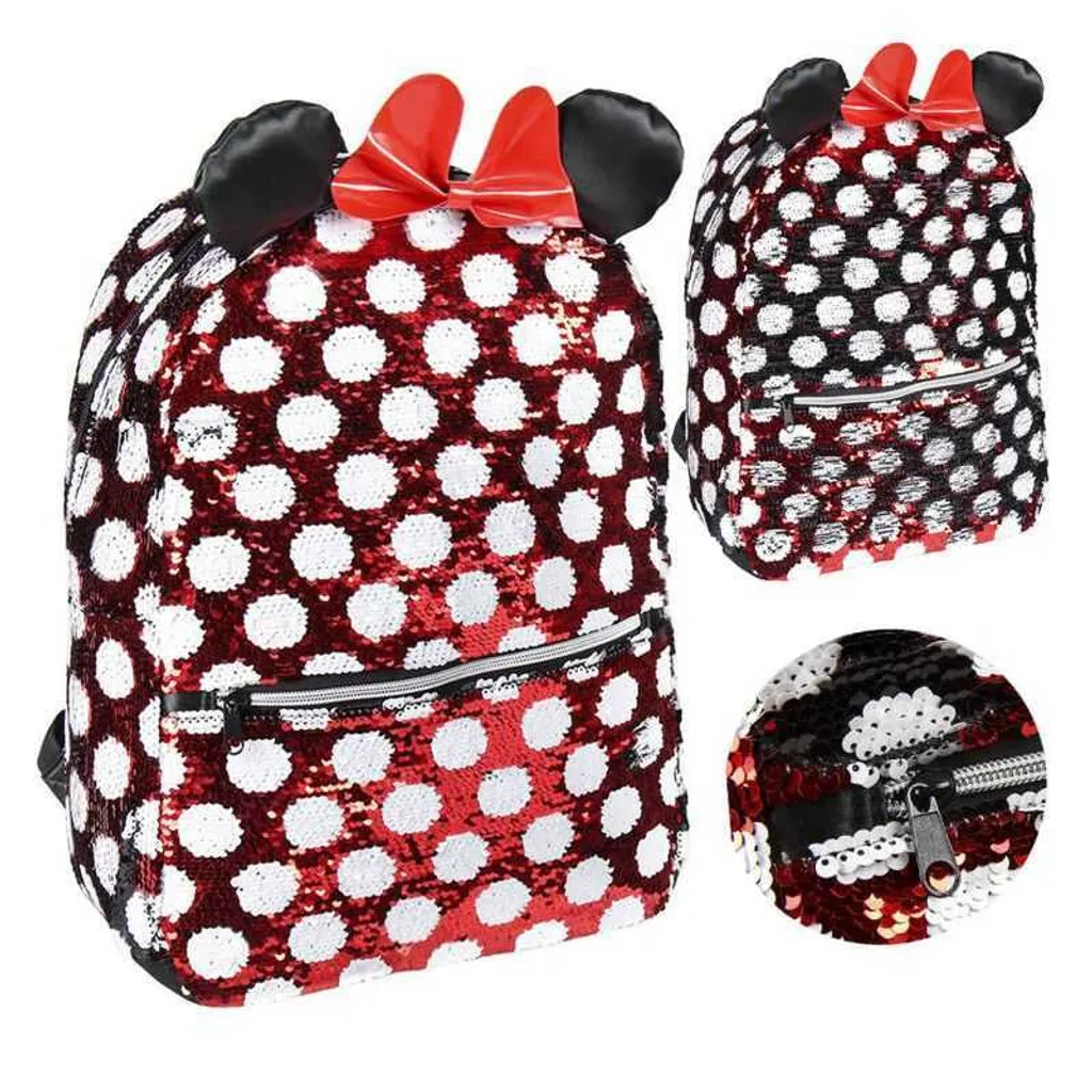 Sac à dos Minnie Mouse avec bretelles ajustables et dos confort - 2