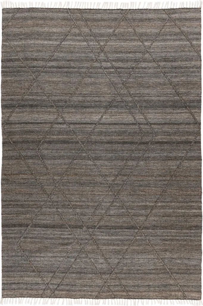 Tapis pour balcon et salon My Dakar 365 anthracite 120x170cm lavable