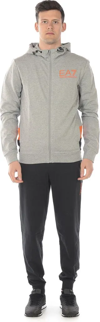 Tuta EA7 Armani Grigio Nero 3GPV68PJ05Z S - Streetwear Originale
