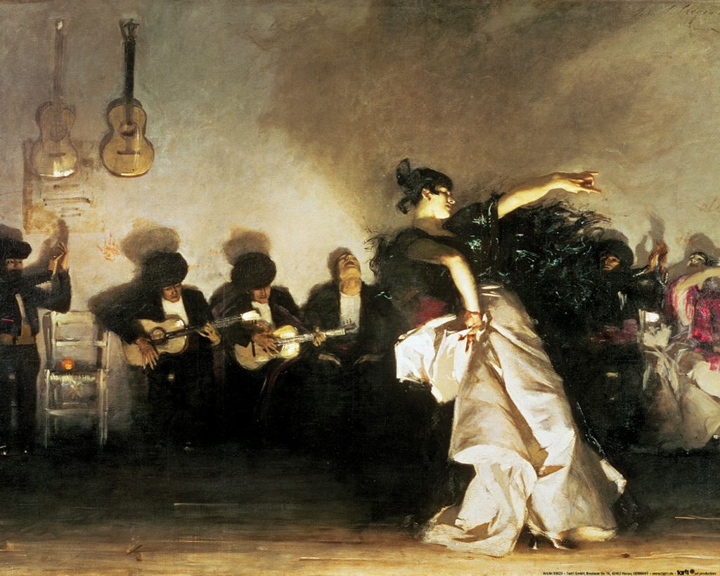 John Singer Sargent Kunstdruck Bild - El Jaleo, 1882 (40 x 50 cm)