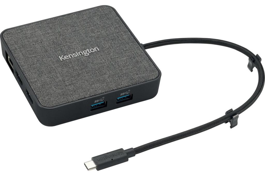 Kensington MD120U4 - Dockingstation - USB-C / USB4 / Thunderbolt 3 / Thunderbolt 4 - 2 x HDMI - 1GbE, 2.5GbE