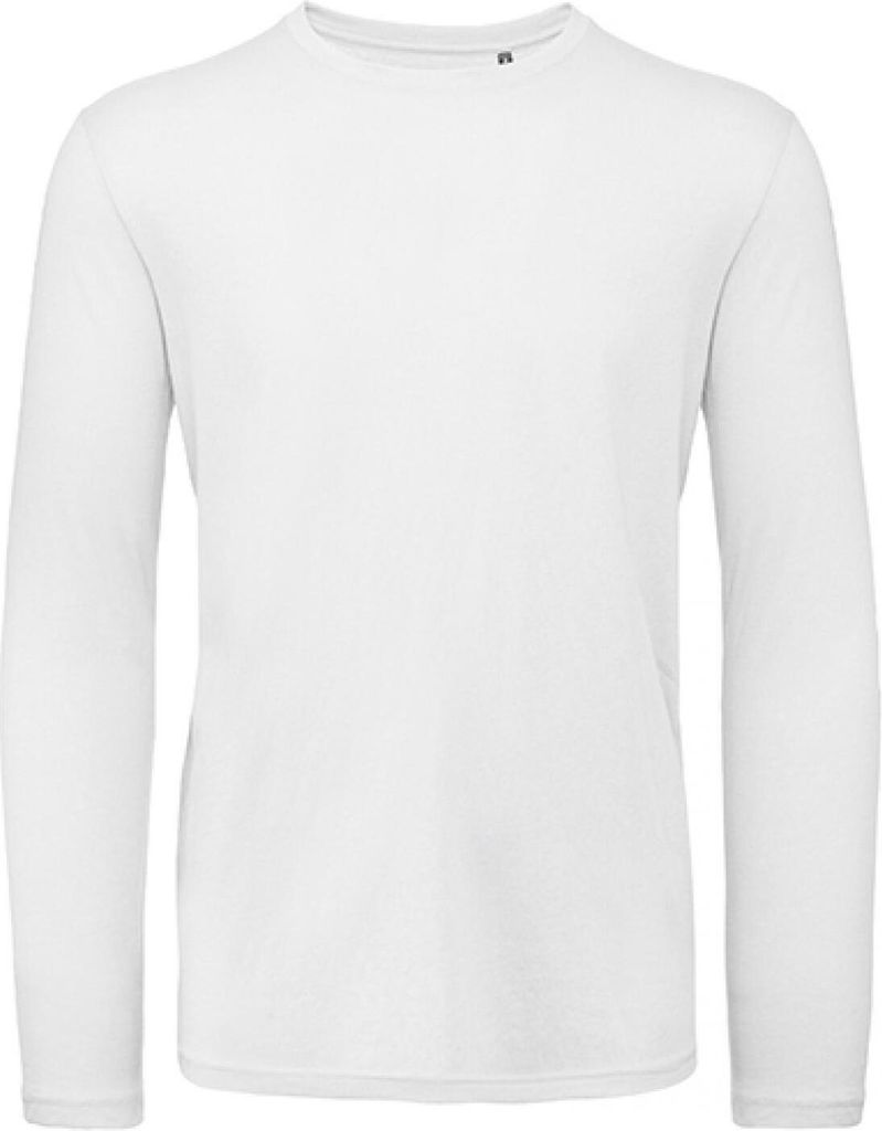 B&C TM070 | Herren Inspire Long Sleeve T / -100 - Farbe: White - Größe: XL