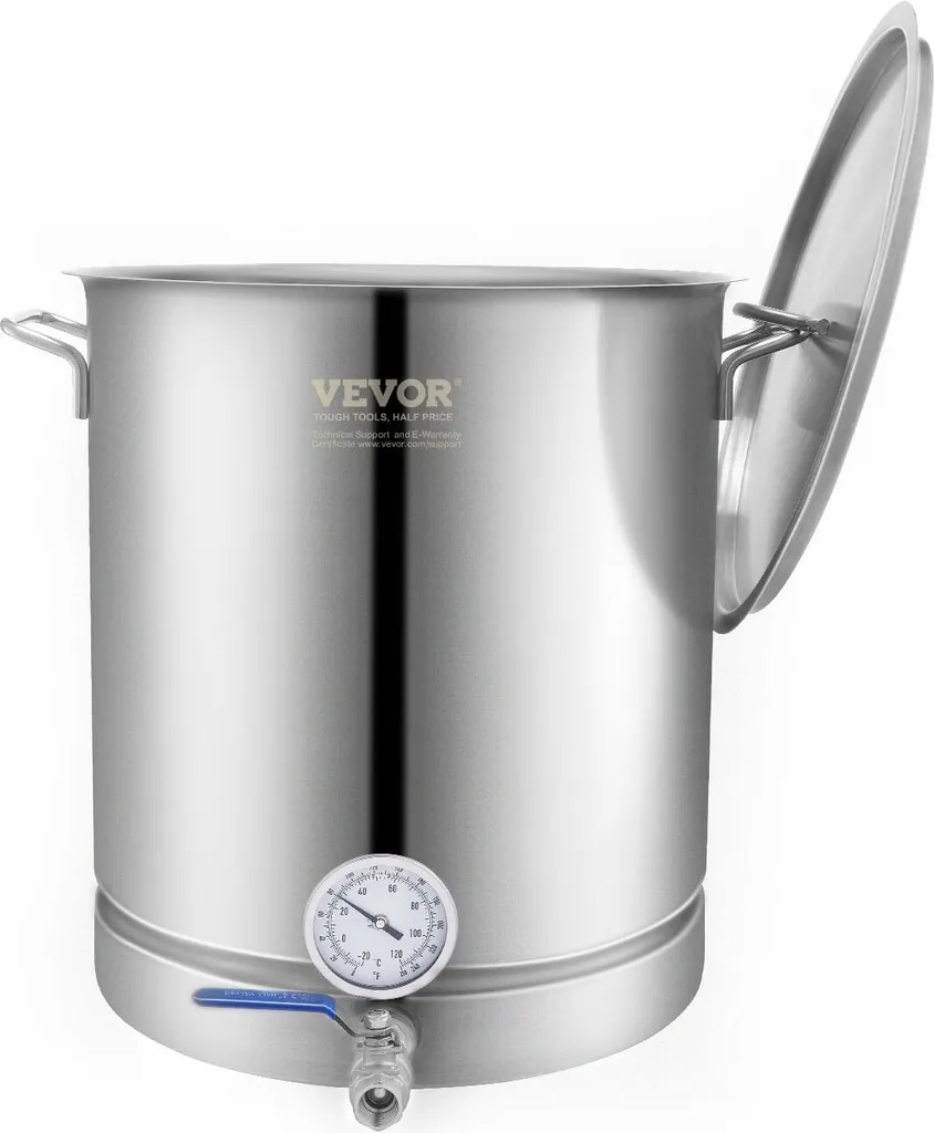 Chaudière de brassage de bière 16 Gal avec thermomètre de précision - 11