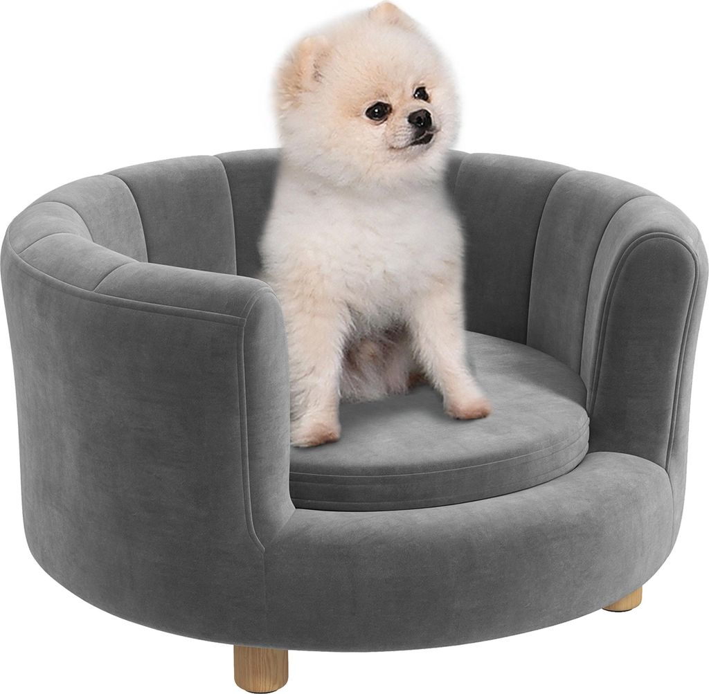 PawHut Hundesofa Hundecouch, Haustiersofa mit Rückenlehne Produktbild 