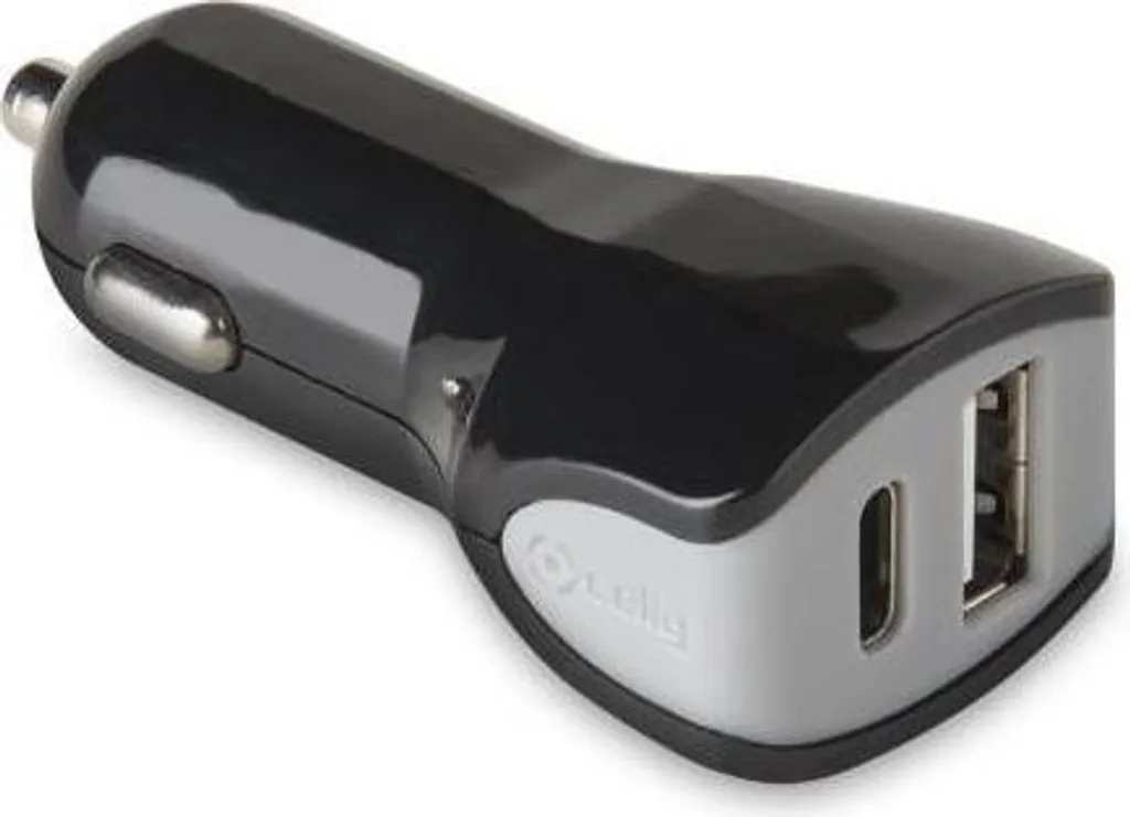 Caricabatterie Auto USB-C Celly CCTYPECUSBBK | Nero Universale