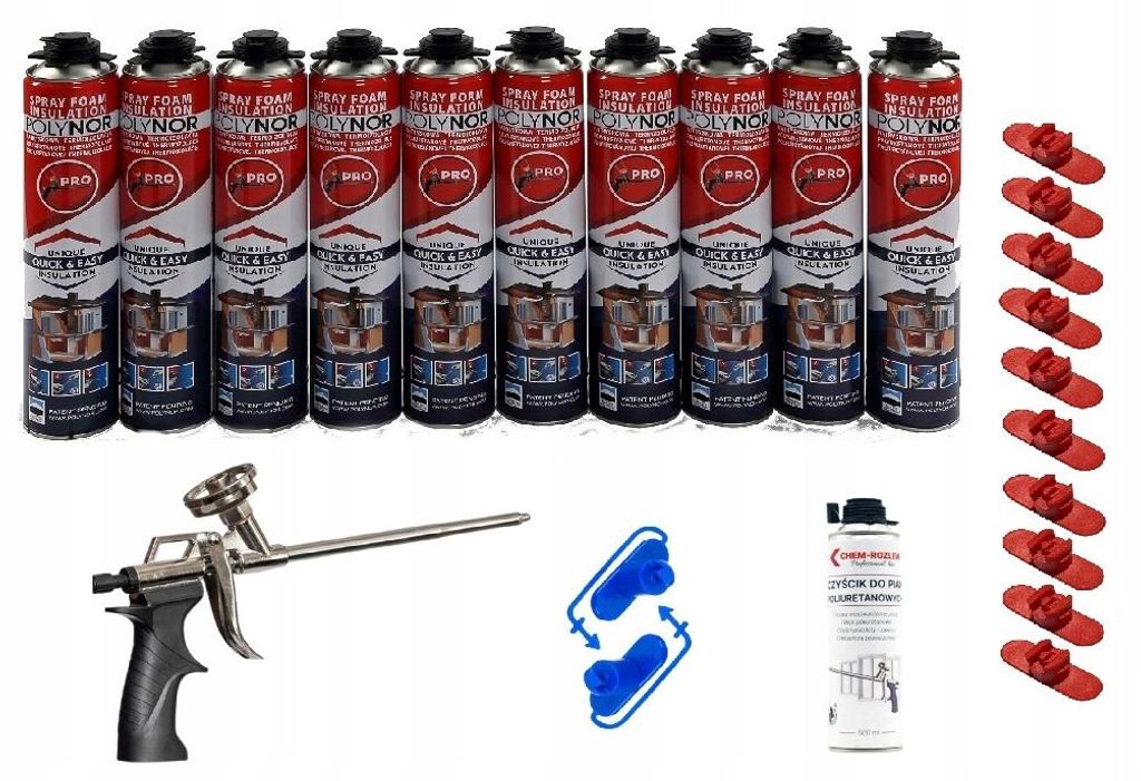 Isolamento POLYNOR schiuma spray PUR Schiuma poliuretanica Immagine del prodotto 