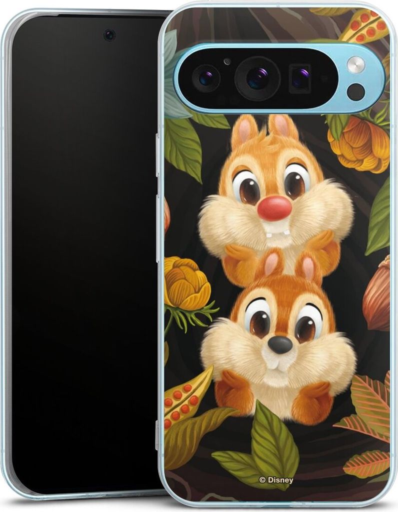 DeinDesign Handyhülle für Google Pixel 9 Pro XL Silikon Hülle Case Smartphone Schutzhülle Disney Offizielles Lizenzprodukt Chip und Chap