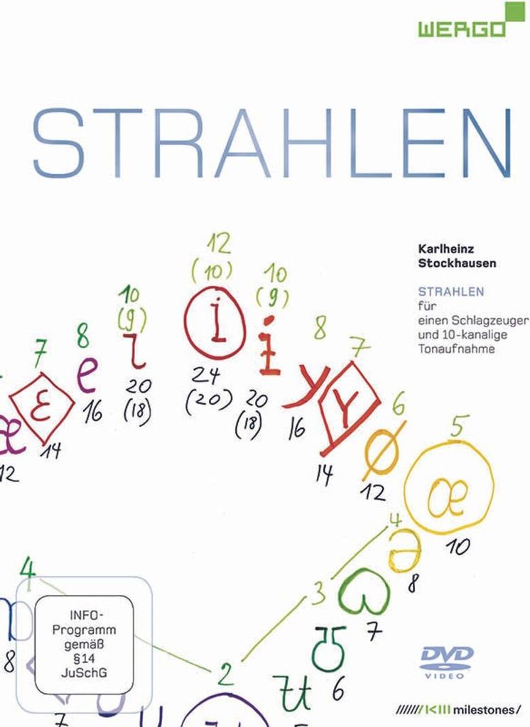 Karlheinz Stockhausen (1928-2007): Strahlen für Schlagzeug & 10-kanalige Tonaufnahme