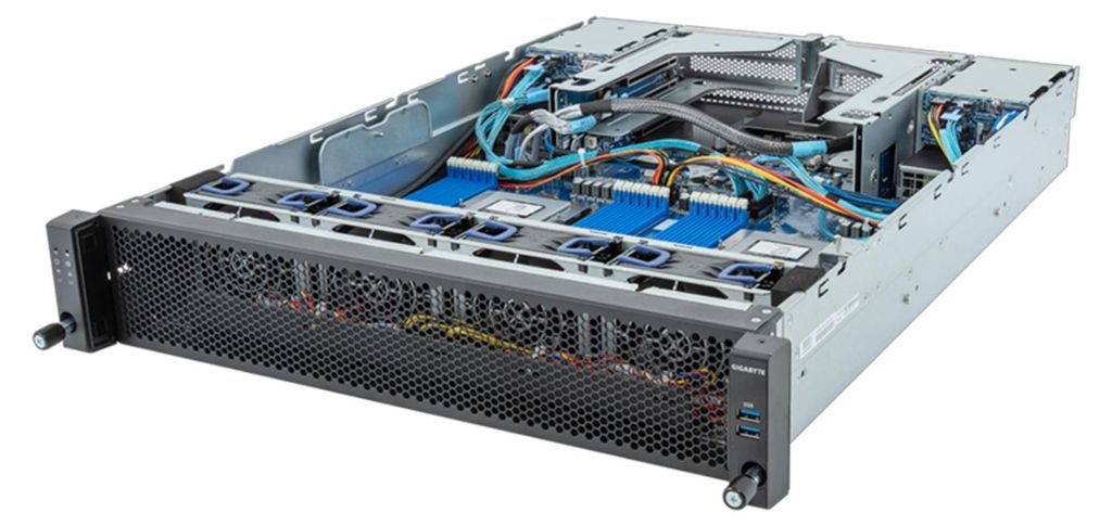 Gigabyte Barebone E283-Z90-ACD1 rev. 3.x Dual Sockel SP5 - Barebone - DDR5