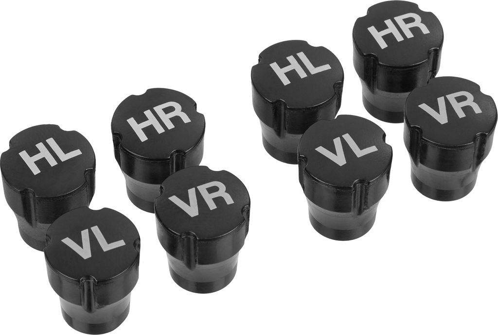 baytronic 2 x 4-teiliges Radmarkierer Set
