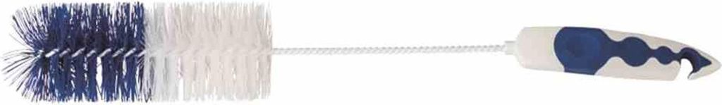 BÜMAG 090-801 Flaschenbürste YOYO Nylonbesteckung, weiß/blau (1 Stück)