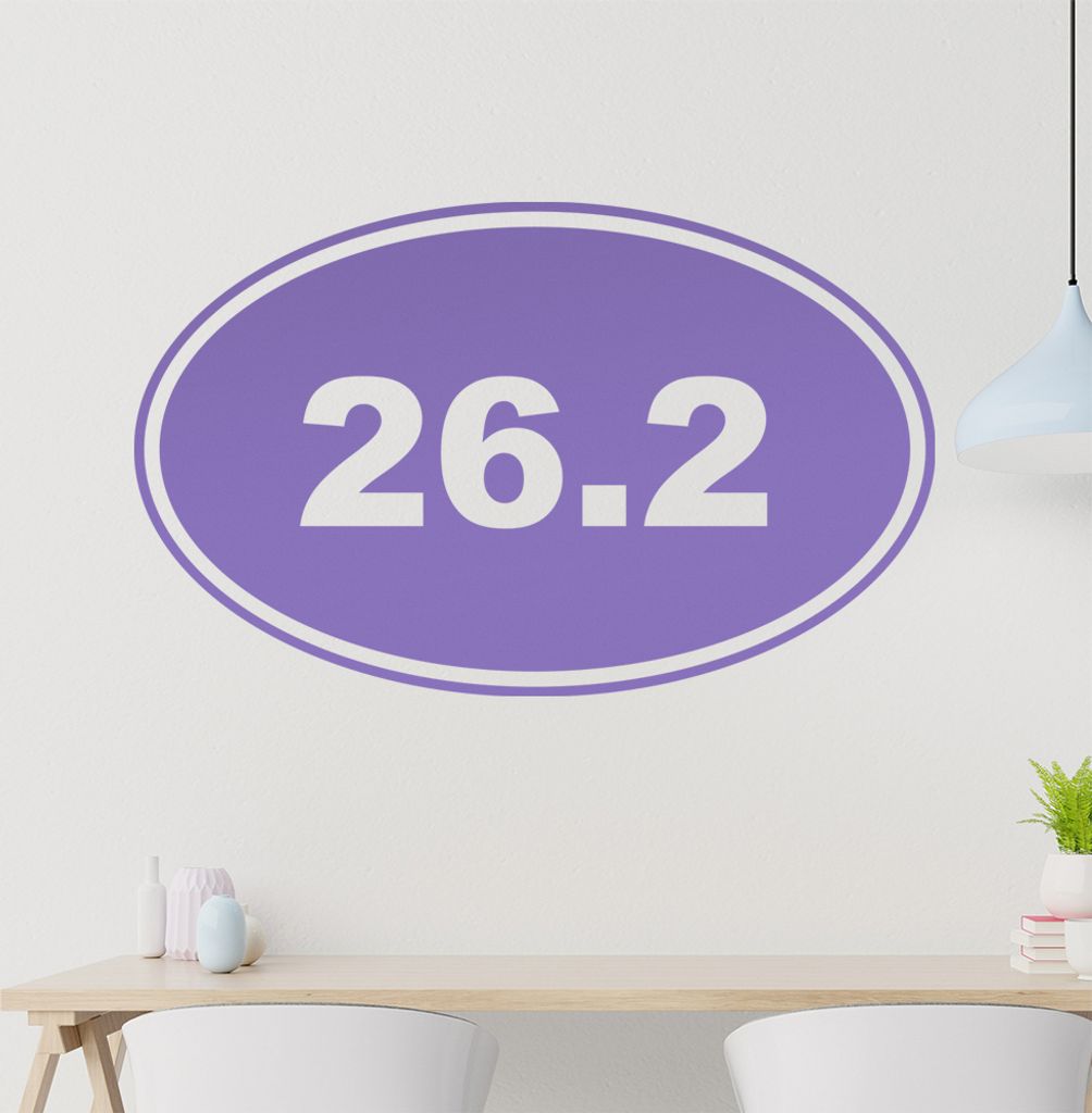 26.2 Wandtattoo in 6 Größen - Wandaufkleber Wall Sticker - Dekoration, Küche, Wohnzimmer, Schlafzimmer, Badezimmer