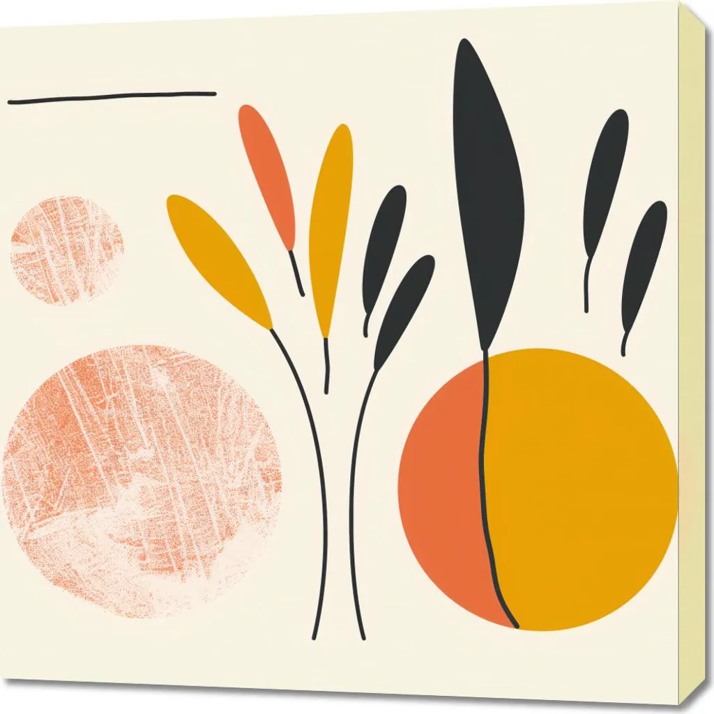 Tableau Image 70 x 70 cm Reflets Ensoleillés - Décoration Murale Carrée