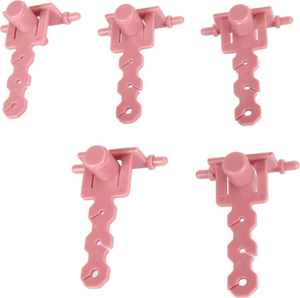 Kraftvolle Kunststoff Strickmaschinen-Spanner - 5 Stück | Abnehmbar und Elastisch Verstellbar