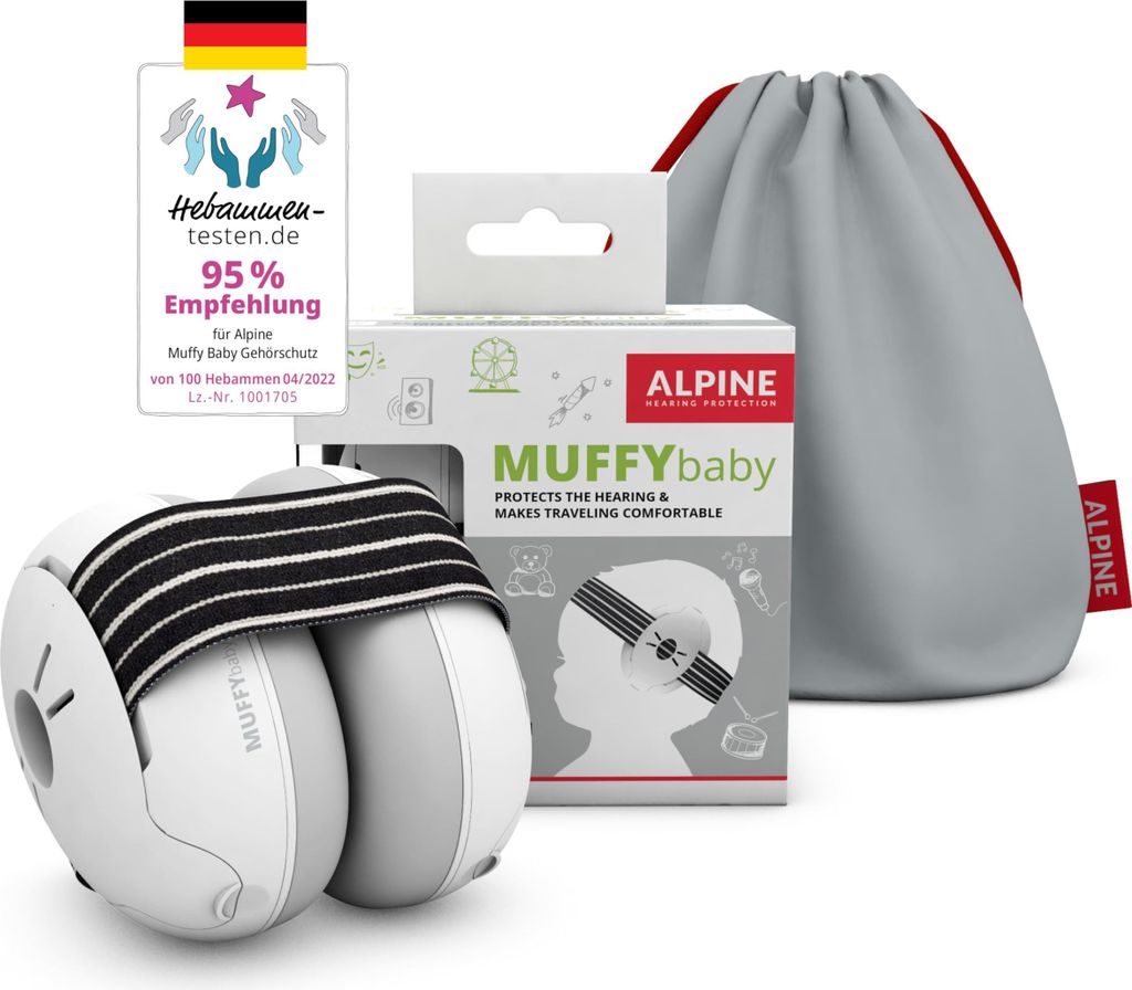 Alpine Muffy Baby - Gehörschutz für Babys - Verstellbares Produktbild 