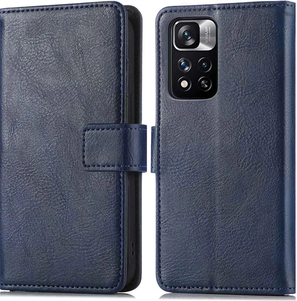 imoshion Custodia a libro Xiaomi Redmi Note 11 Pro - Blu scuro