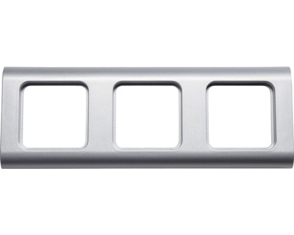 ROTH LANGE 57502 Abdeckrahmen 3-fach Basic silber