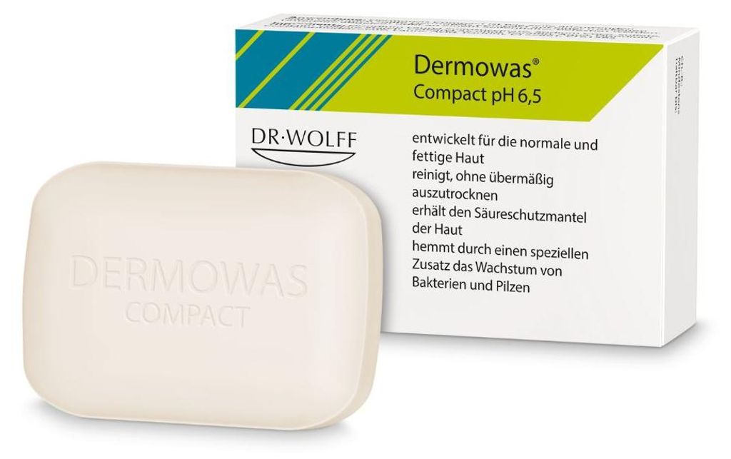 Dermowas Compact pH 6,5 Seife, 1 St. Seifenstück Produktbild 