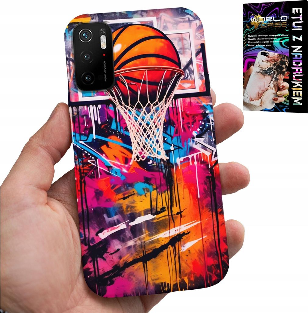 Fall Für Xiaomi Poco M3 Pro 5G - Basketball Nba Strasse Graffiti Korb Fan