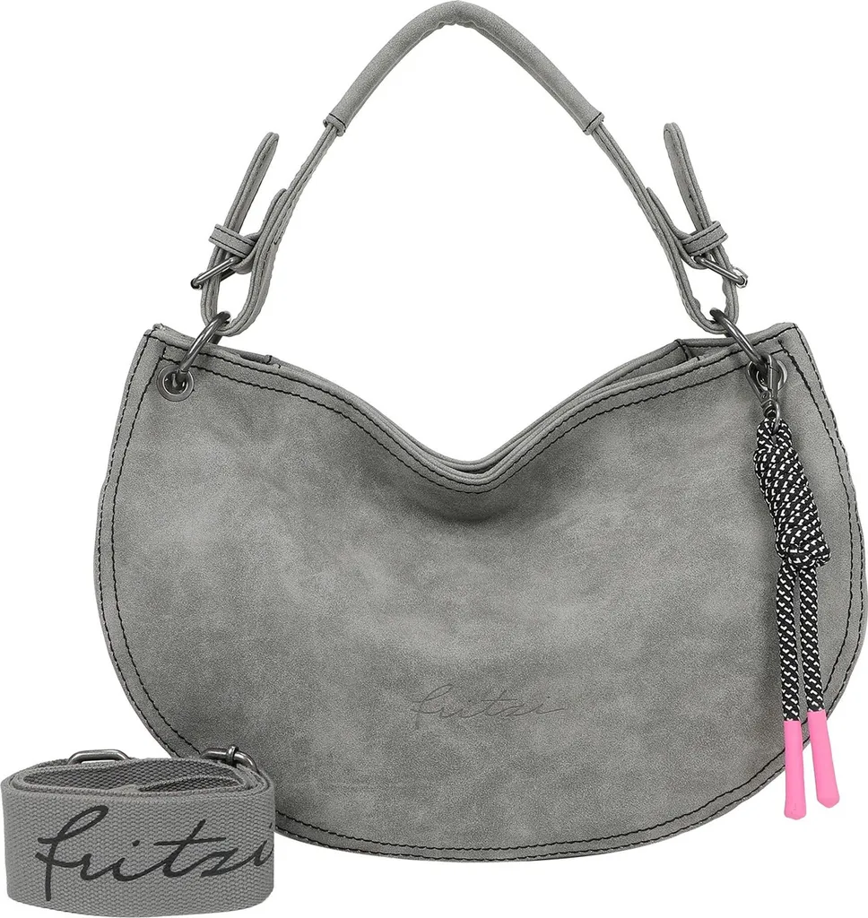 Fritzi aus Preußen borsa a tracolla borsa a tracolla Bitzi11 Jive Shoulder Bag Warm Grey grigio