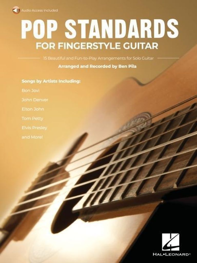 Pop Standards für Fingerstyle Gitarre: 15 schöne und spielfreudige Arrangements für Solo-Gitarre Arrangiert & eingespielt von Ben Pila - Buch mi...