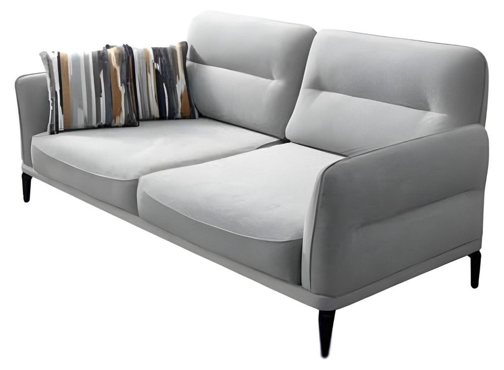 Sofa 3 Sitzer Elegantes Sofa Modern Luxus Design Holz Möbel Polster