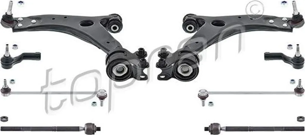 Kit complet bras de suspension et suspension de roue pour Focus