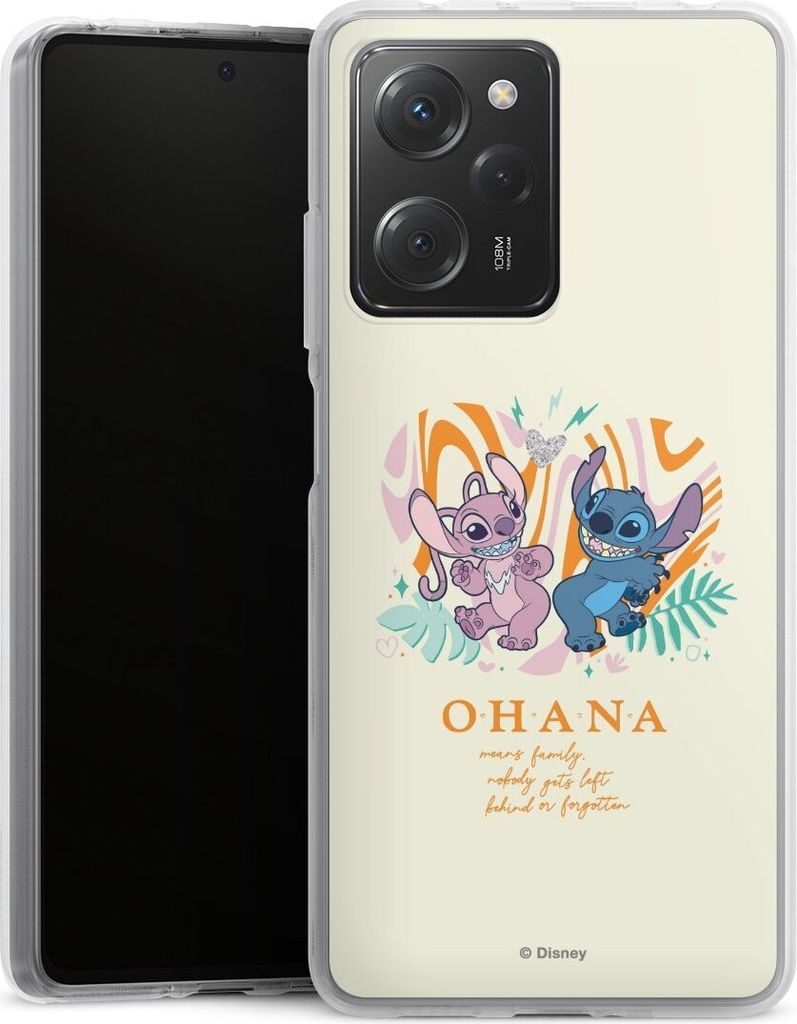 DeinDesign Handyhülle für Xiaomi Poco X5 Pro Silikon Hülle Case Smartphone Schutzhülle Disney Offizielles Lizenzprodukt Lilo & Stitch