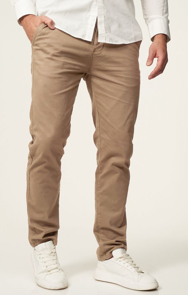 DAILY Baumwolle Herren Chinohose DCPROVO Herren Chino Hose Elastische Jeans Stoffhose Slim-Fit Casual Business