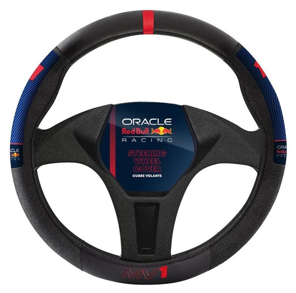 Red Bull Racing RBSWC002MVBR Lenkradbezug Schwarz Rot Blau Produktbild 