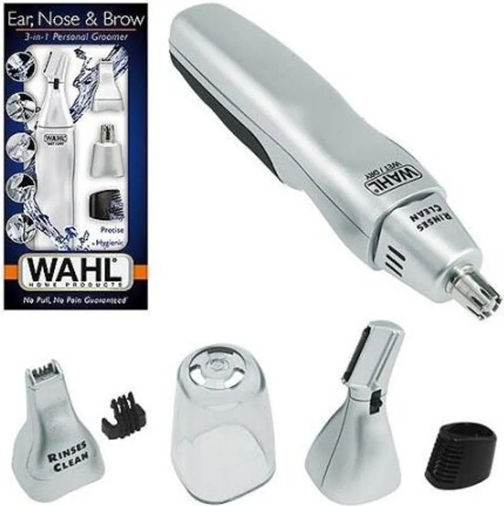 Wahl Ear, Nose & Brow 3-In-1 precision trimmer Silver - 8